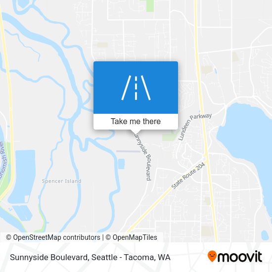 Sunnyside Boulevard map