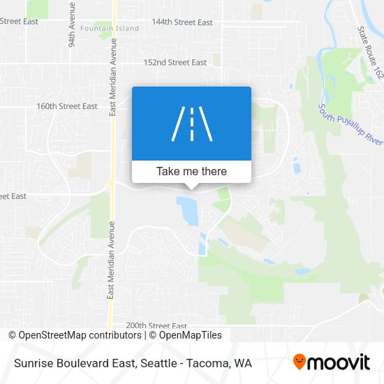 Sunrise Boulevard East map