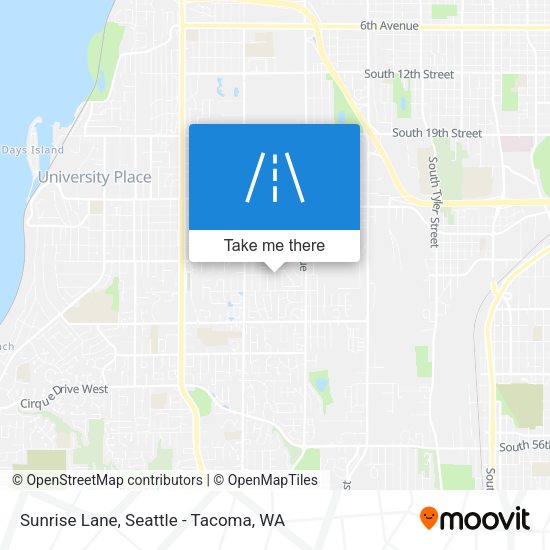 Sunrise Lane map