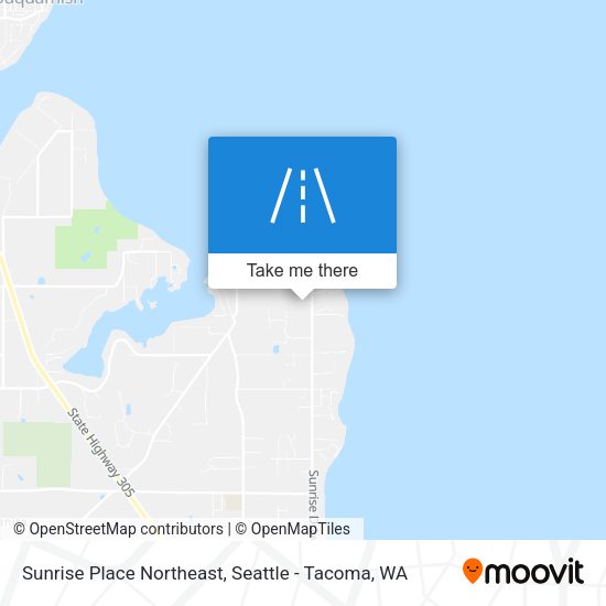 Mapa de Sunrise Place Northeast