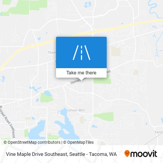 Mapa de Vine Maple Drive Southeast