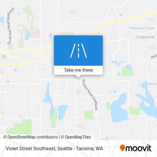 Violet Street Southeast map