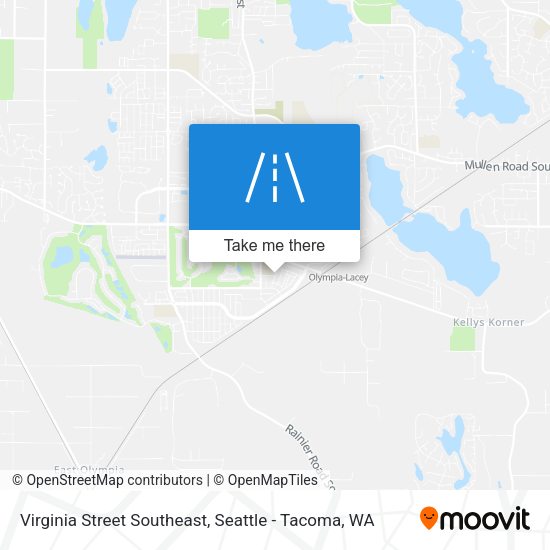Mapa de Virginia Street Southeast