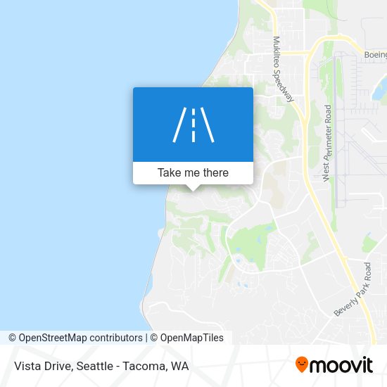 Vista Drive map
