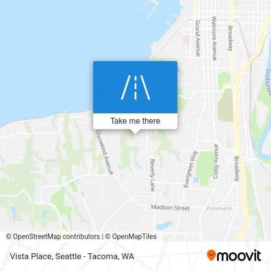Mapa de Vista Place