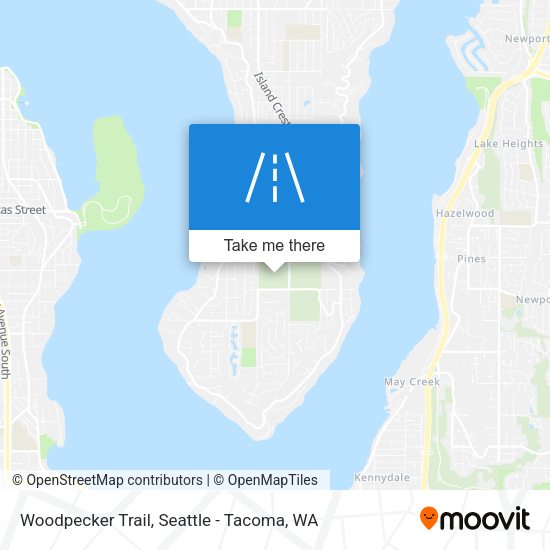 Woodpecker Trail map
