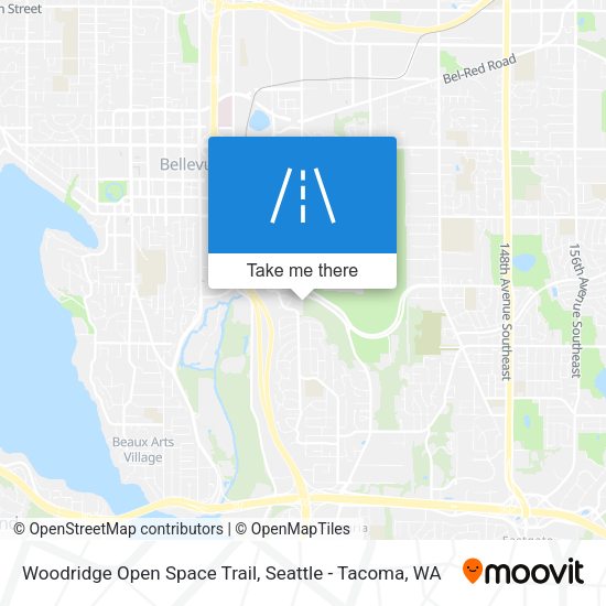 Woodridge Open Space Trail map