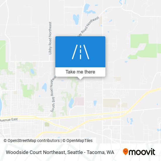 Woodside Court Northeast map