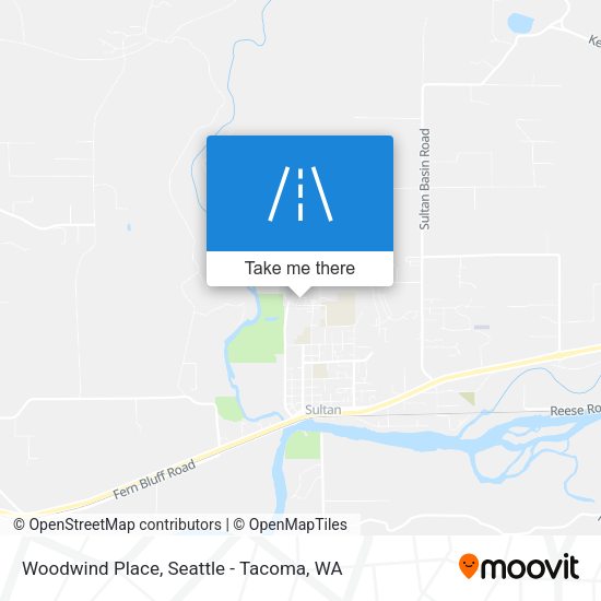 Mapa de Woodwind Place