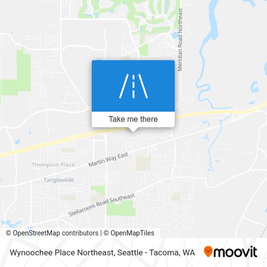 Mapa de Wynoochee Place Northeast