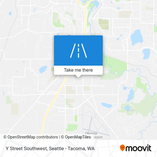 Mapa de Y Street Southwest