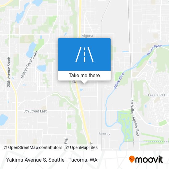 Mapa de Yakima Avenue S