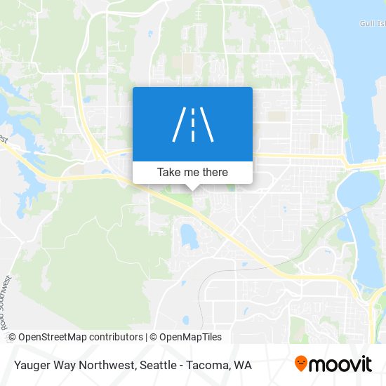 Mapa de Yauger Way Northwest