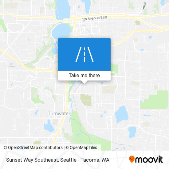 Sunset Way Southeast map