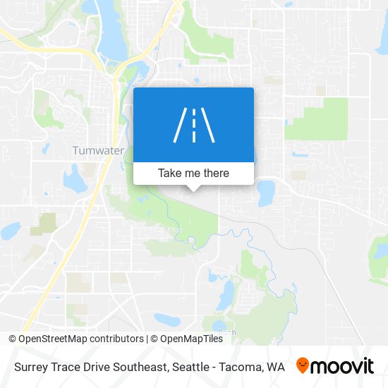 Surrey Trace Drive Southeast map