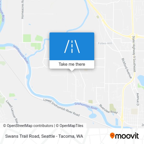 Swans Trail Road map