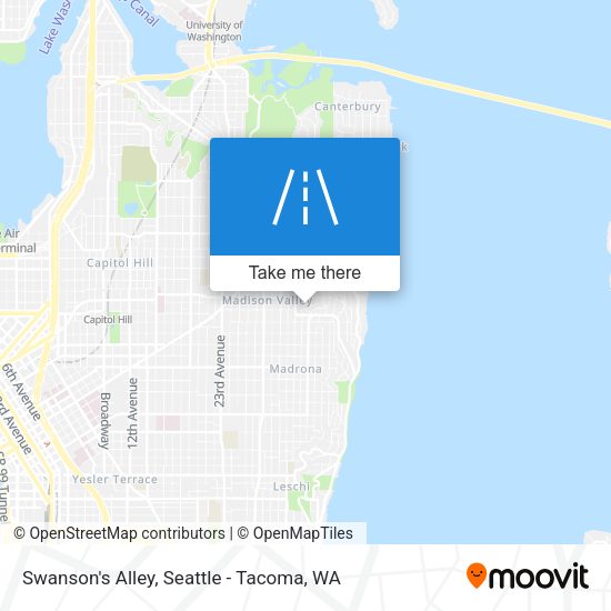 Swanson's Alley map