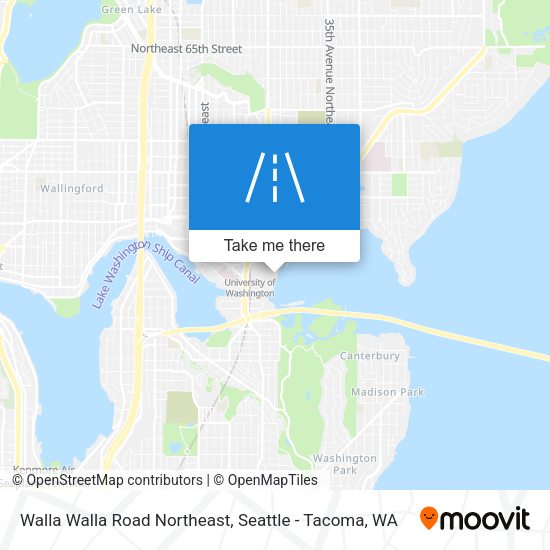 Mapa de Walla Walla Road Northeast