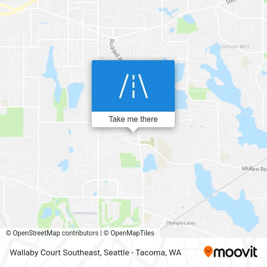 Wallaby Court Southeast map