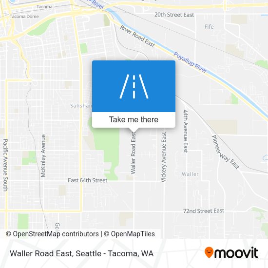 Mapa de Waller Road East