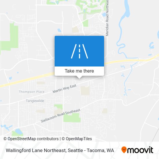 Wallingford Lane Northeast map