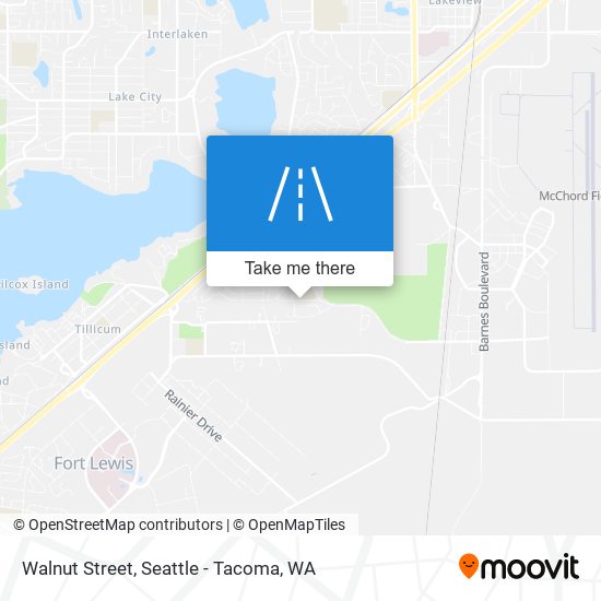 Mapa de Walnut Street