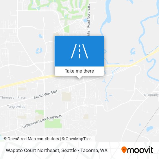 Mapa de Wapato Court Northeast