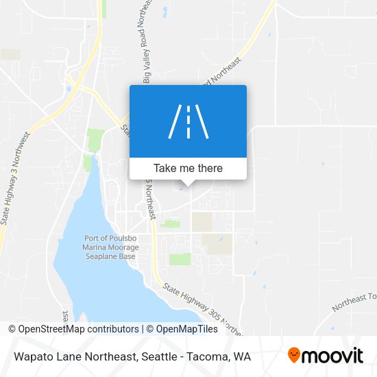 Mapa de Wapato Lane Northeast