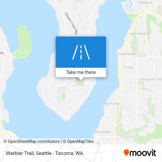 Warbler Trail map