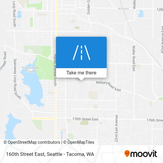 Mapa de 160th Street East