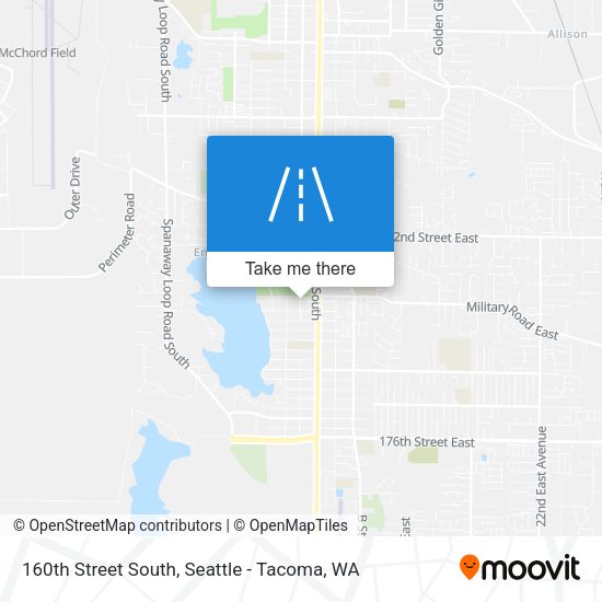 160th Street South map