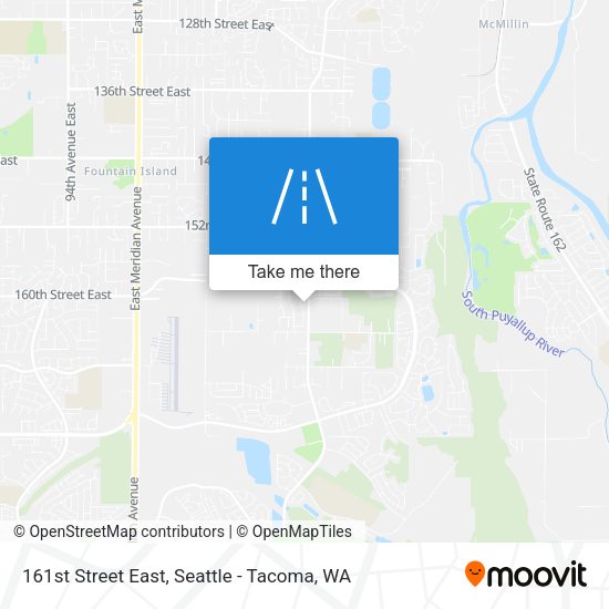 161st Street East map