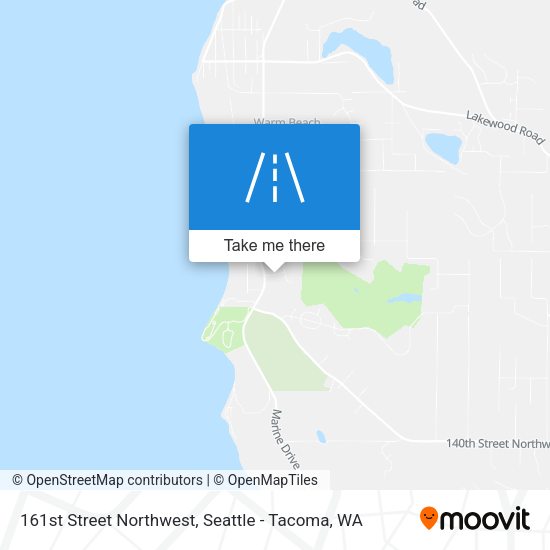 161st Street Northwest map