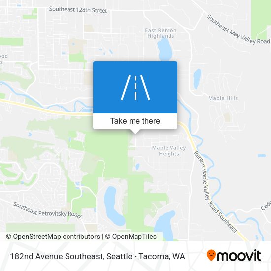 Mapa de 182nd Avenue Southeast