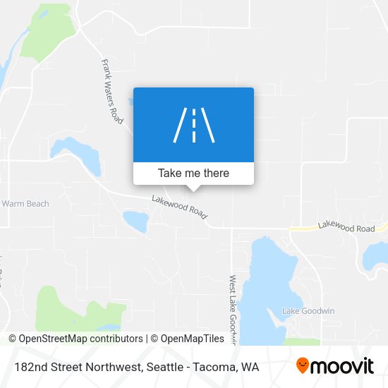 182nd Street Northwest map