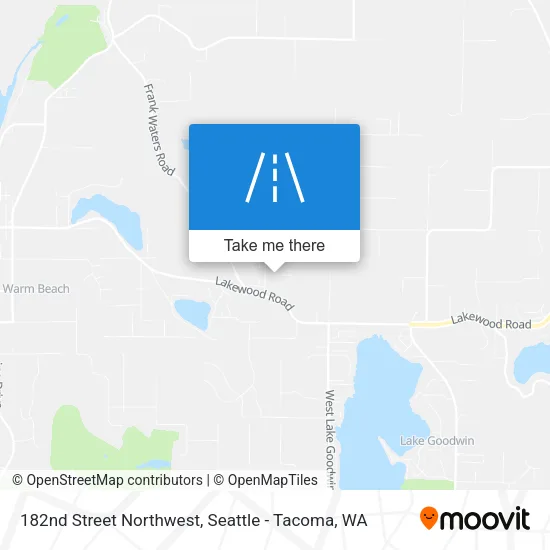 182nd Street Northwest map