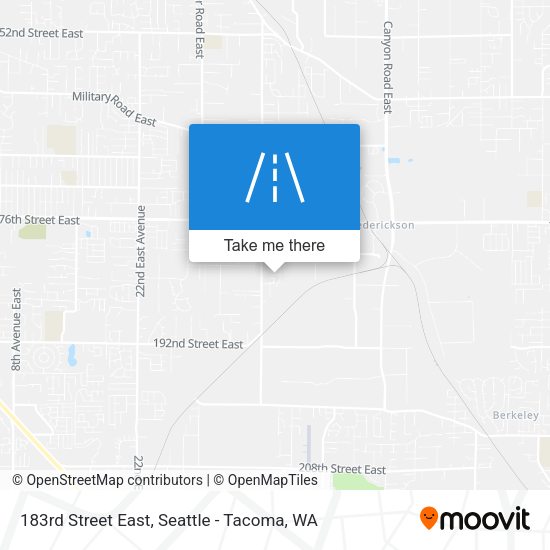 183rd Street East map