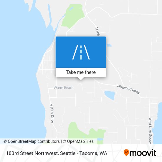 Mapa de 183rd Street Northwest