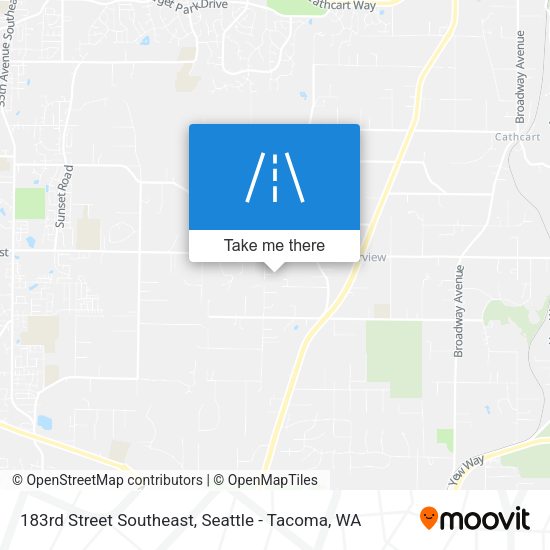 183rd Street Southeast map