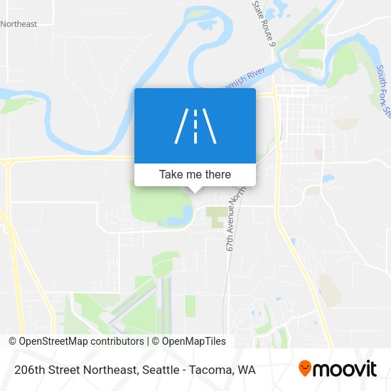 206th Street Northeast map