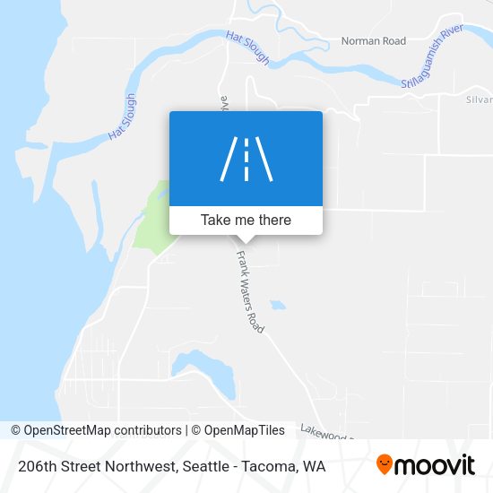 206th Street Northwest map