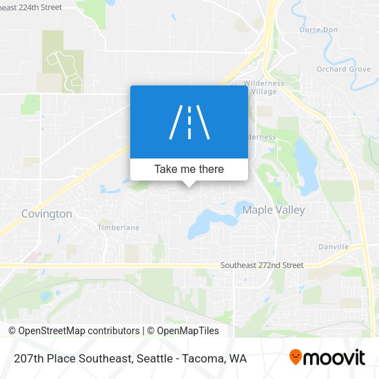 Mapa de 207th Place Southeast