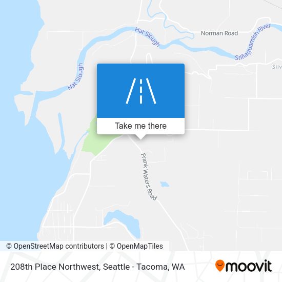 208th Place Northwest map