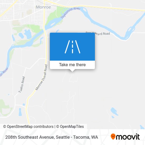 Mapa de 208th Southeast Avenue