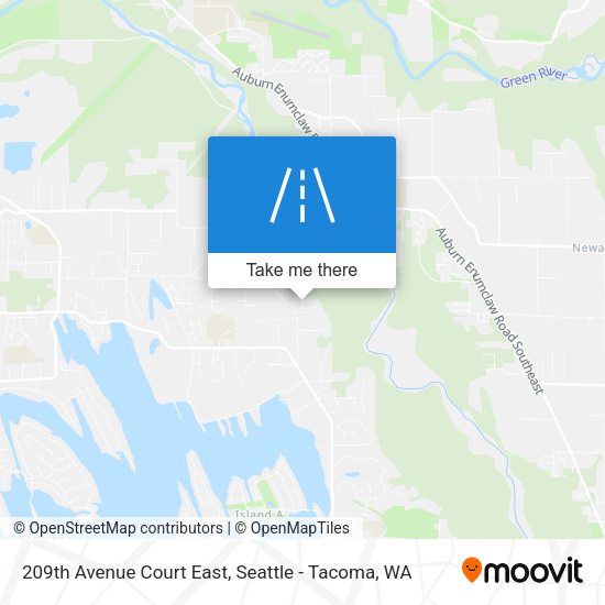 209th Avenue Court East map