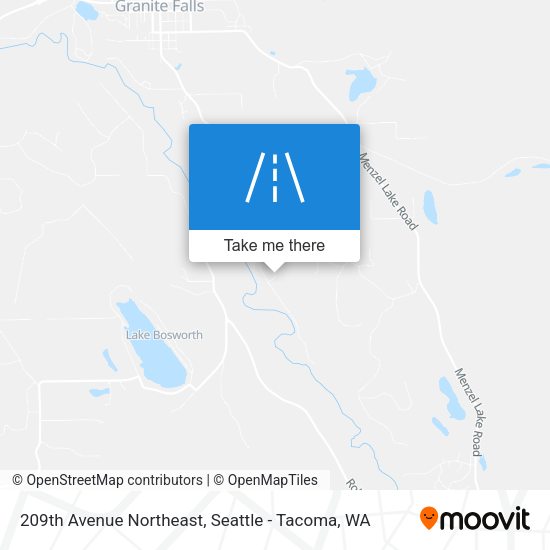 Mapa de 209th Avenue Northeast
