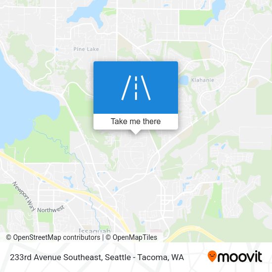 233rd Avenue Southeast map