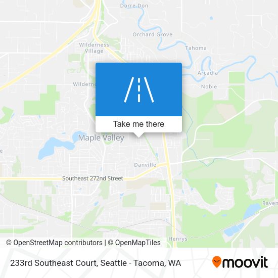 Mapa de 233rd Southeast Court