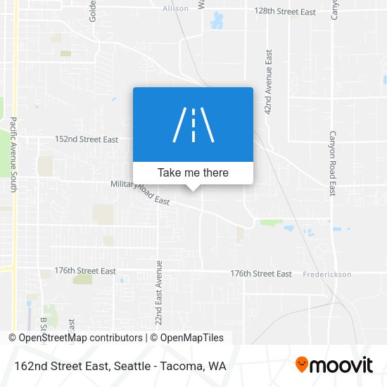 Mapa de 162nd Street East