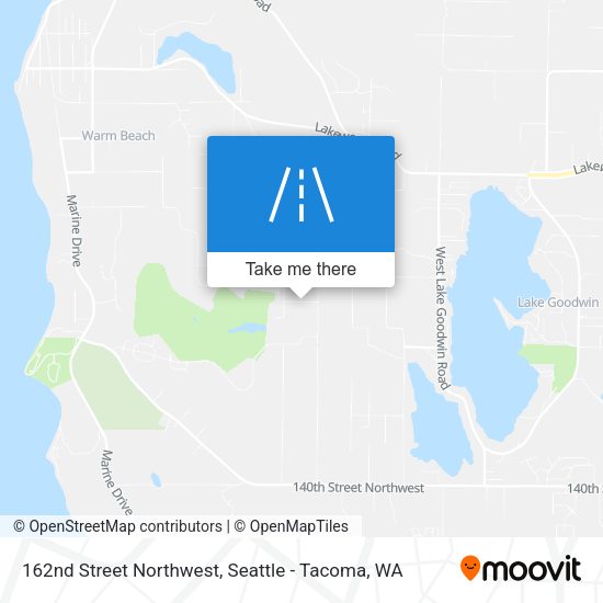 Mapa de 162nd Street Northwest